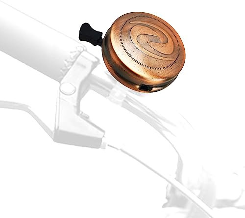 TentHome Fahrradklingel Retro Klein Fahrradglocke Metall Glocke Laut Klingel Fahrrad Lenker Ring Bell Horn Bronze Ding Dong klarer Klang für Citybike MTB BMX Rennrad Kinderfahrrad