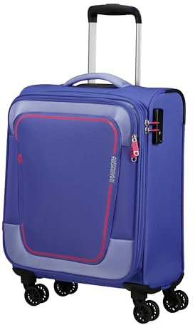 American Tourister Pulsonic - Spinner S, Erweiterbar Handgepäck, 55 cm, 40.5/43.5 L, Lila (Soft Lilac)