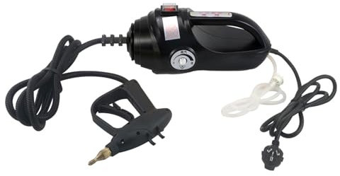 Pulitore a vapore mobile da 2600 W, vapore regolabile ad alta pressione, alta temperatura, secco e umido, utilizzato per la pulizia di cappe da cucina e condizionatori d'aria 220 V,Black