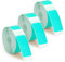 3 Rollen Etikettenband für Phomemo D30 Etikettendrucker, 15mm x 30mm Selbstklebendes Etikettenband Thermo-Aufkleberpapier Rolle für Zuhause Büro Schule Zubehör (Blau)