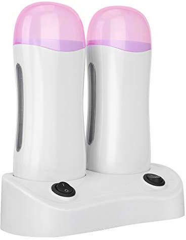 Wachswärmer für Wachspatronen, Doppelpatronen Wachsgerät Haarentfernung für Wunderschöne Haut, Wachsen Körper Haarentfernungsmaschine 220V