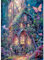 KEYIFA 5D Diamond Painting Set für Erwachsene, DIY Diamant Painting Magisches Wunderland Haus Bilder Art Kristall Set, Diamond Painting Zubehör Full Drill Bilder, Home Wand Dekor 30x40cm