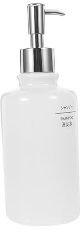 MAGICLULU 410 Ml Keramik-lotionspenderpumpe Für Handseife Und Shampoo Auslaufsicherer Badezimmer-flüssigkeitsbehälter