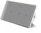 Smart Dimmer Switch, For Tuya App Glass Panel, Wall Mount Smart Light Switches, Compatible For Google or For Alexa, Remote Control, Voice Control(3 Gang)