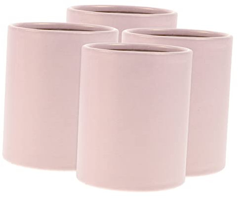 KONTONTY 4stücke Runde Blumenverpackungseimer Aus Pappe Zylindrisches Bouquet-Geschenk Kleine Blumenverpackung Blumeneimer Für Arrangement Blumeneimer