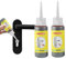 2pcs Graphite Powder Lubricant, 60ML Lock Cylinder Lube Powder, graphite lock lubricant, Multi Purpose Lubricating Powder For Lock Core, Bearings, Door Lock Hinge, Keys, Door Guide