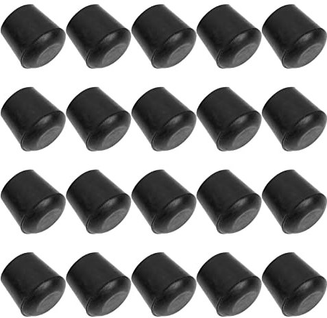 Supvox 20stücke Teiliges Trampolin Beinkappen Aus Extra Dickem Gummi rutschfeste Verschleißfeste Schutzkappen Für Runde Beine Geräuschmindernd Einfache Montage Für Trampolin Und Möbel