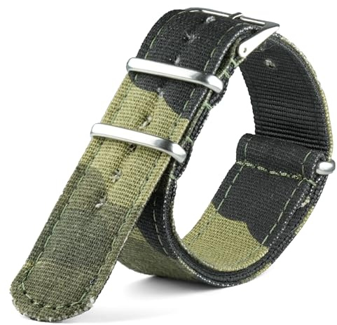 Neckarian NATO Strap 20mm Army Uhrenarmband Nylon G10 Military Watch Band für Männer Frauen Unisex