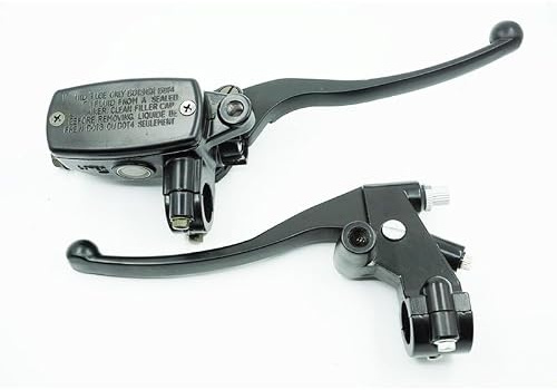 d'embrayage Moto Ensemble Poignée Maître-Cylindre De Frein Avant De Moto 7/8 22 Mm, Levier De Pompe De Frein Hydraulique pour Moto