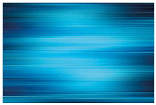 Wallario Küchenrückwand selbstklebend 90 x 60 cm, Motiv: Blau und schwarz gestreift - Abstraktes Streifenmuster | Spritzschutz abwischbar & pflegeleicht