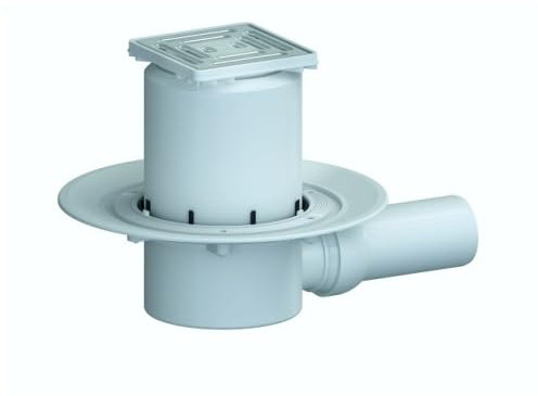 Dallmer in der Erde 42 E Ablaufbogen DN 50 100 x 100 mm 420107