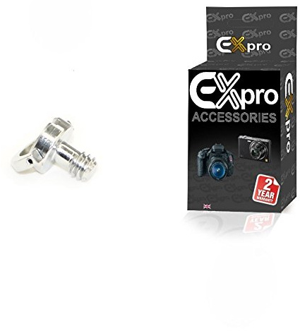 Ex-Pro® 1/4 inch Stainless Steel Plated D Ring for Tripod, Monopod, QR Quick Release Plate