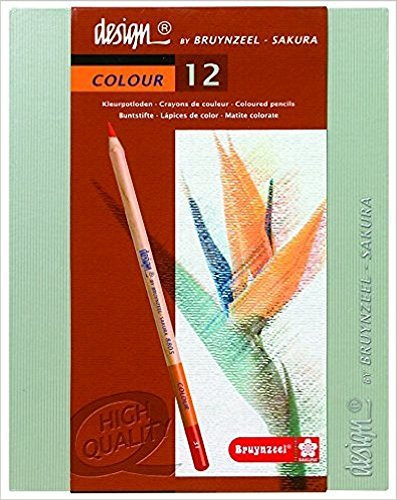 Design von Bruynzeel Sakura Farbe Bleistifte 12 – Erwachsene Färbung