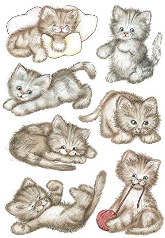 3477 Sticker DECOR Drolliges Kätzchen