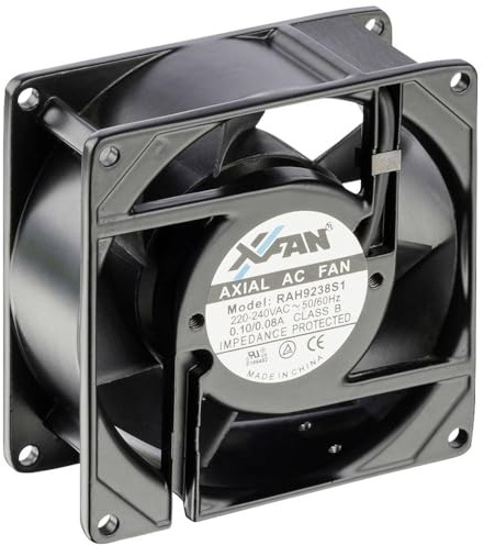 X-Fan RAH9238S1 Axiallüfter 230 V/AC 66 m³/h (L x B x H) 92 x 92 x 38 mm
