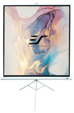 Elite Screens Tripod Projektionsleinwand, 3,05 m (120 Zoll), 4:3, manuell 3,05 m (120 Zoll), 182,9 cm (2,44 m, 4:3)