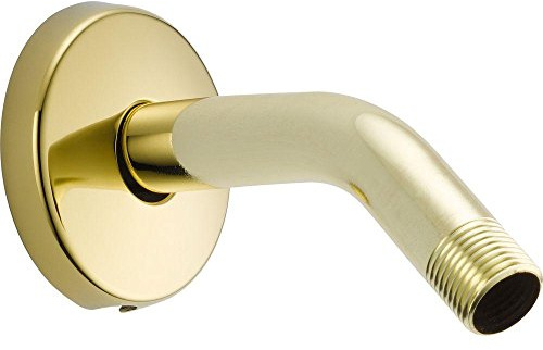 Delta Faucet U4993-PB Shower Arm and Flange, Polished Brass