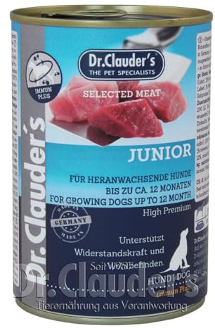 Dr. Clauders Selected Meat Junior | 6X 400g Hundefutter nass