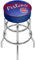 Trademark Global NBA Detroit Pistons Klassischer Drehhocker aus Hartholz, gepolstert, Einheitsgröße, Chrom