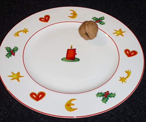 Dibbern Sonderaktion FBC Season´s Greetings - Teller flach 21 cm Motiv Kerze - NEU