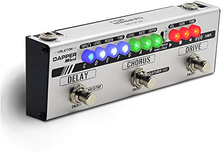 Valeton Dapper Mini Bühne Session Auftritte Gear Overdrive Verzerrung Chorus Delay Gitarre Multi-Effektpedal