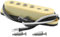 FLEOR Micro simple bobinage Alnico 5 Micros ST Micros Guitare Manche Staggered pour guitare électrique ST SQ, crème