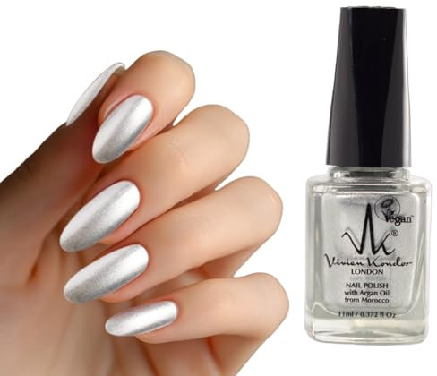Vivien Kondor Vegan Friendly Argan Care Nail Polish (Metallic Silver)