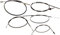 MOTOFLEX Set: Bowdenzug in Schwarz - Simson SR50, SR80