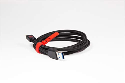 CROSSCALL Cable plano USB/USB-C 1,2 M Negro