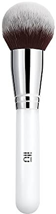 Ilu Ilu Mu 209 Large Powder Brush 300 g en Poils Synthétiques Doux Application Lisse Entretien Facile Design Original Vegan Idéal Pour Peau Sensible