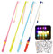 Herefun Laternenstab 4er Set, 50cm Lang LED Elektronischer Laternenstab Kinder, LED-Kinderlampenstäbe, Elektrischer Laternenstock mit LED Kinderpartys, St Martin, Halloween, Kostümpartys, Weihnachten