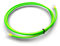 CusoTec Cable de toma de tierra verde y amarillo 6 mm², terminal de cable anular aislado con ojal a tierra, armario de servidores, panel de conexiones (50 cm)