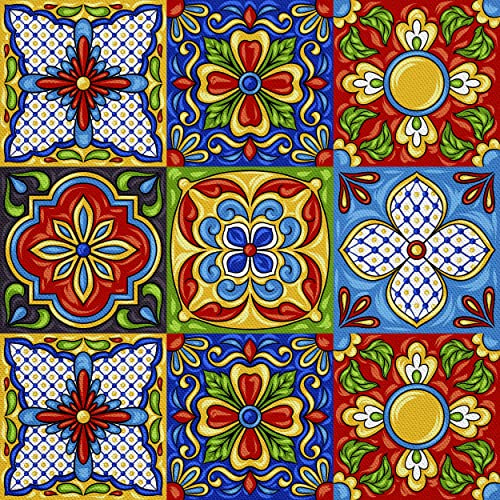 HEKO PANELS Stoff Oxford wasserdicht, Talavera, 1 Meter 155 x 100 cm | Dekostoffe zum Nähen und Handwerken, blickdichte Möbelstoffe, Nähstoffe DIY, als Meterware erhältlich