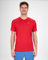 BIDI BADU Herren Crew Inside Out V-Neck Tee - red, Blue, Größe:M