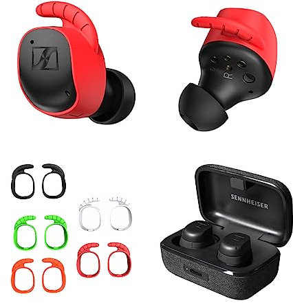 Luckvan 5 Paar Sport-Ohrpolster für Sennheiser Momentum True Wireless 3 Ohrbügel - rutschfeste Ohrhörer-Abdeckung und Ersatzhülle für Momentum 3