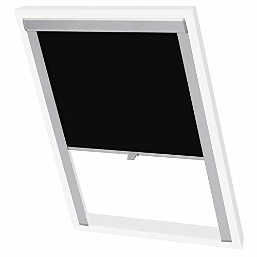 Homgoday M06/306 Black Blackout Roller Blind, Outdoor Privacy Awning, Balcony Awning, Sun Awning for Soletenda, Garden, Balcony, Terrace