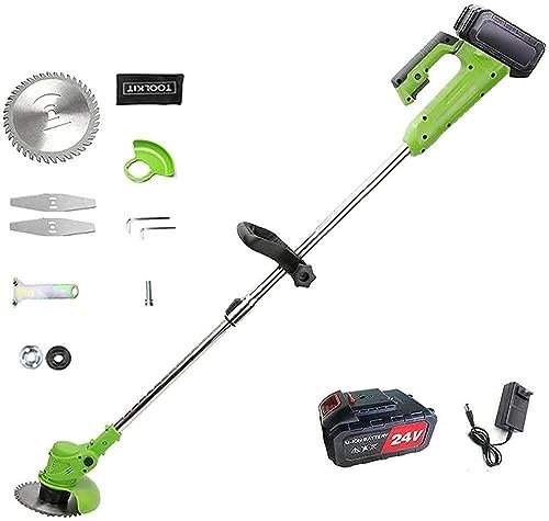 BebeXi cortacésped Gasolina cortabordes Cortacésped eléctrico, cortacésped retráctil inalámbrico, Kit de cortacésped, Herramientas de Corte de jardín, cortadora de césped