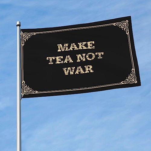 Kleine Flaggen machen Tee nicht Krieg Flagge Outdoor-Ornamente Flaggen Dekorative Hausflaggen (Farbe: Farbe, Größe: 30 x 45 cm)