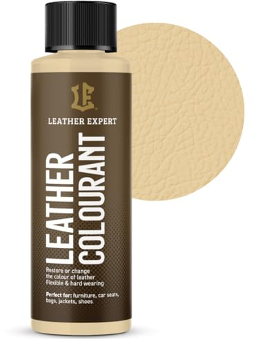 Leather Expert Peinture Cuir très couvrante à Base d’Eau – sans Alcool, pour Cuir Naturel et écologique – Ne Fissure Pas, ne s’écaille Pas – Idéale pour Tous Accessoires – Large Choix de Couleurs