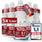 Ricostar Abflussreiniger extra stark [Vom Profi] 5x 1000ml | Made in Germany | Rohrreiniger extrem stark | Rohrfrei extra stark | Abflussfrei extrem stark | Abfluss reinigen | Abflussreiniger Toilette