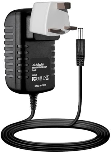 Xzrucst UK AC Adapter Replacement for Ferguson LDVD220 Portable DVD Player Battery 4mm Mains Power Supply