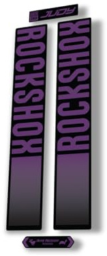 Fork Replacement Decal Sticker Compatibale for Rock Shox Judy 2021 Series Purple (Matte)