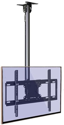 KCGCIHMS TV-Halterung, verstellbare Deckenhalterung für TV – höhenverstellbare, schwenkbare und neigbare Halterung, TV-Wandhalterung für 32-65 Zoll LCD-Fernseher und Monitore, TV-Ständer mi