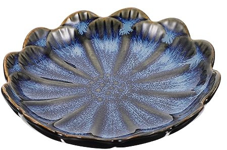 Warmhm Snackgericht Keramik Umweltfreundlich Lebensmittelecht Schale Für Soßen Dip Beilagen Stabile Basis Blütenform