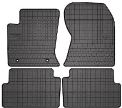 Wielganizator SolidPRO Gummimatten passend für Ford Focus MK1 (przed liftem) (1998-2001) | Qualität: Premium - Genaue Passform, rutschfest 4-teilig Fußmatten- Schwarz