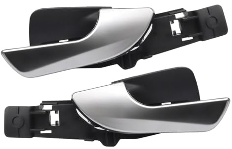 HZTWFC 2 Pezzi Lato anteriore sinistro e destro maniglia interna della porta dell'automobile maniglia interna Cromo Argento 156092165 156092167 Per Alfa Romeo Giulietta 2010-2018 Van 2011-2018