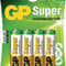GP Batteries LR06 1.5 V SUPER Alkaline Mignon AA Battery (Pack of 4)