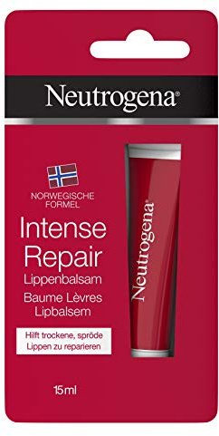 Neutrogena Norsk formel läppvård, intensiv reparation för torra läppar, 15 ml