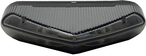 Motorrad Rücklicht Klein Rauchglas Bremsleuchte Rücklicht mit Blinker Integrierter