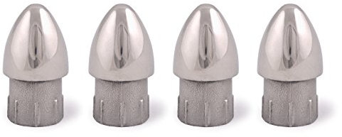 wellenshop 4X Handlauf Endstück Bullet Type Endkappe Abschluss-Kappe